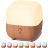 image:imageInnoGear 150ml Essential Oil Diffuser 2 Pack 5in1 Diffusers for Home Scent 8 LED Color Aromatherapy Diffuser Air Desk Mini Humidifier Small Vaporizer Aroma Diffuser for Laptop Office MediumYellow
