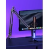 image:imageInnoGear 2026 Upgraded Microphone Boom Arm Magnetic Cable Management Low Profile Mic Stand 360 Rotatable Desk Mount for Fifine AM8 K669B Blue Yeti HyperX QuadCast SoloCast AT2020 WhiteBlack