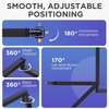 image:imageInnoGear 2026 Upgraded Microphone Boom Arm Magnetic Cable Management Low Profile Mic Stand 360 Rotatable Desk Mount for Fifine AM8 K669B Blue Yeti HyperX QuadCast SoloCast AT2020 WhiteBlack
