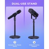 image:imageInnoGear Desktop Microphone Stand Telescopic Table Mic Stand for Desk Adjustable with Mic Clip 58 to 38 Screw for Blue Yeti HyperX QuadCast SoloCast Snowball Fifine Shure SM7B and Other Mic