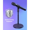image:imageInnoGear Desktop Microphone Stand Telescopic Table Mic Stand for Desk Adjustable with Mic Clip 58 to 38 Screw for Blue Yeti HyperX QuadCast SoloCast Snowball Fifine Shure SM7B and Other Mic